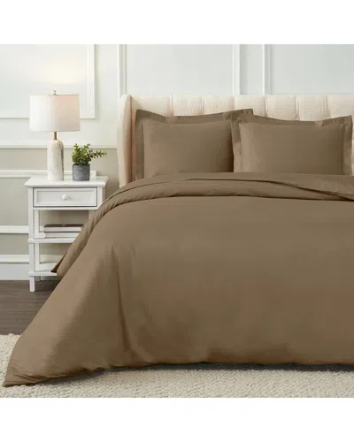 SUPERIOR SUPERIOR 1000 THREAD COUNT EGYPTIAN COTTON SOLID DUVET COVER SET