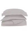 Superior 1000 Thread Count Solid Duvet Cover Set In Platinum