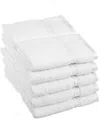 Superior 10pc Egyptian Cotton Washcloth Set In White