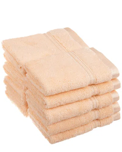 Superior 10pc Face Egyptian Cotton Towel Set In Pink
