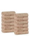 Superior 12-pack Face Towel Set In Nude