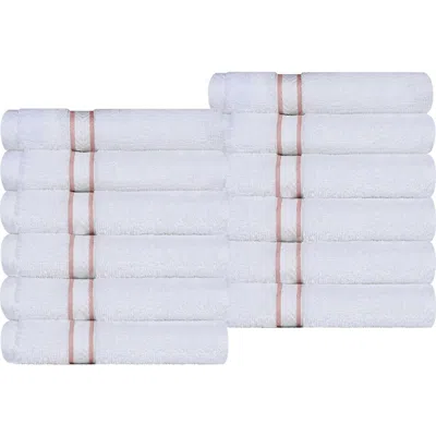 Superior 12-piece Turkish Cotton Washcloths In White