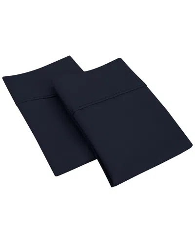 Superior 1200 Thread Count Cotton Rich Pillowcases In Black