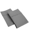 Superior 1200 Thread Count Cotton Rich Pillowcases In Gray