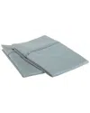 Superior 1200 Thread Count Egyptian Cotton 2pc Solid Pillowcase Set In Blue
