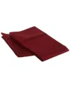 Superior 1200 Thread Count Egyptian Cotton Pillowcases In Burgundy