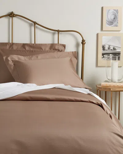 Superior 1000 Thread Count Solid Duvet Cover Set In Brown
