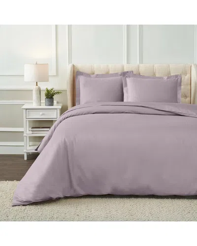 Superior 1200 Thread Count Egyptian Cotton Solid Duvet Cover Set In Multicolor