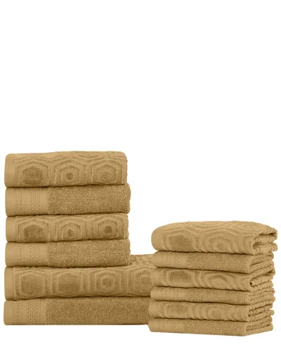 SUPERIOR SUPERIOR 12PC COMBED COTTON TOWEL SET