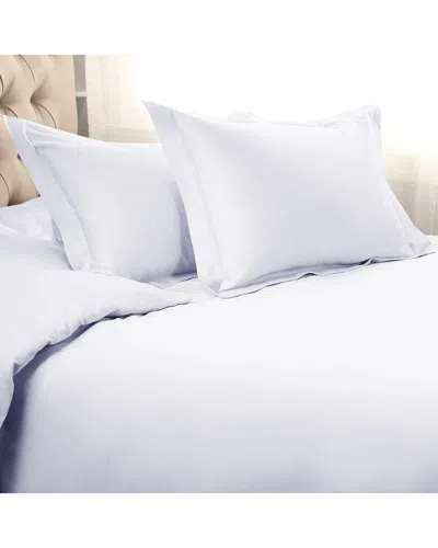 Superior 1500 Thread Count Egyptian Cotton Solid Duvet Cover Set In White