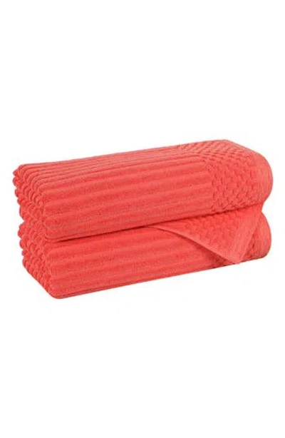 Superior 2-pack Bath Towel Set In Orange
