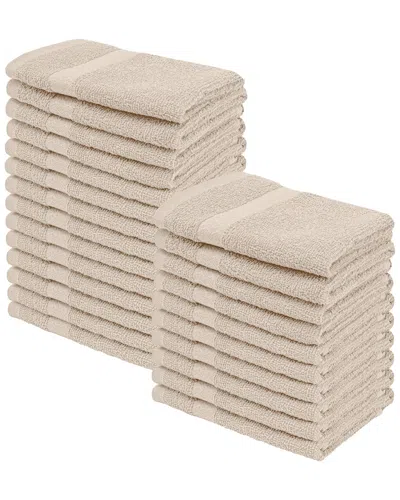 SUPERIOR SUPERIOR 24PC COTTON WASHCLOTH SET