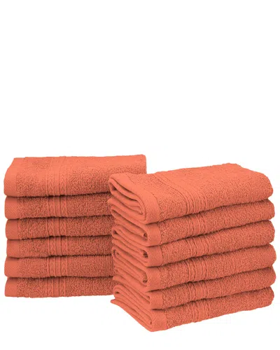 Superior 24pc Cotton Washcloth Set In Pink
