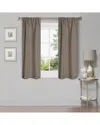 Superior 26x63 Linen-inspired Classic Modern Blackout 2pc Curtain Panel Set In Green