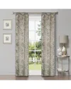Superior 26x84 Leaves Modern Bohemian Blackout 2pc Curtain Panel Set In Green