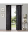 Superior 26x84 Modern Geometric Waves Blackout 2pc Curtain Panel Set In Grey