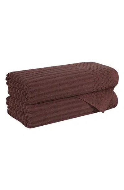 Superior 2-pack Bath Towel Set In Brown