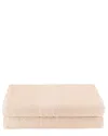 Superior 2pc Cotton Bath Sheet Set In Pink