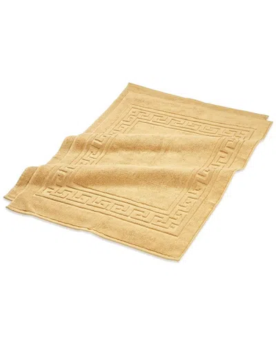 Superior 2pc Ultra-soft Absorbent Cotton Bath Mat Set In Gold
