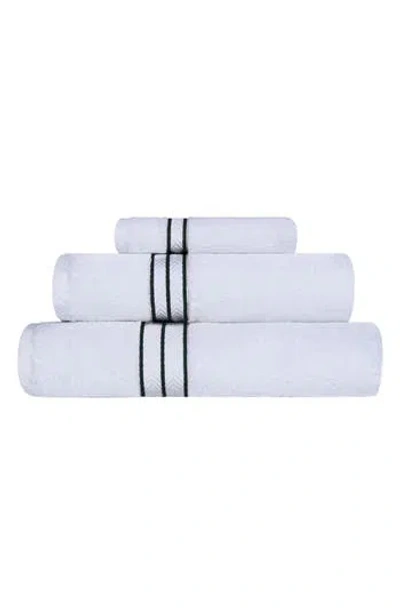 Superior 3-piece Turkish Cotton Towel Set In White