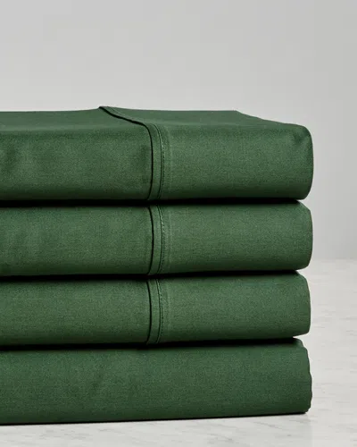 Superior 300 Thread Count Egyptian Cotton Solid Deep Pocket Sheet Set In Green
