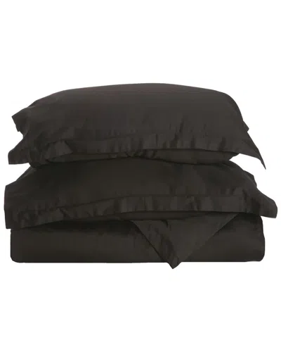 Superior 300 Thread Count Egyptian Cotton Solid Duvet Cover Set
