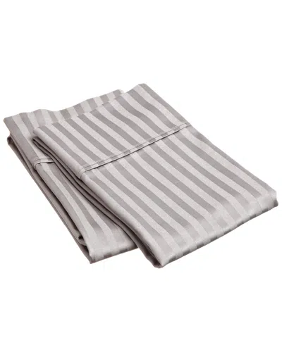 SUPERIOR SUPERIOR 300 THREAD COUNT EGYPTIAN COTTON STRIPED PILLOWCASES