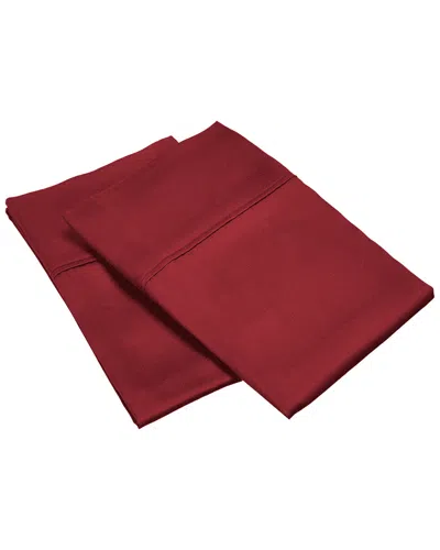 Superior 300 Thread Count Modal Pillowcases In Red