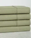 Superior 300 Thread Count Premium Egyptian Cotton Sheet Set In Green