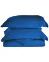 Superior 300 Thread Count Rayon From Bamboo Bamboo Duvet Set In Blue