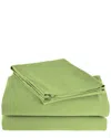 Superior 300 Thread Count Rayon From Bamboo Bamboo Sheet Set In Green