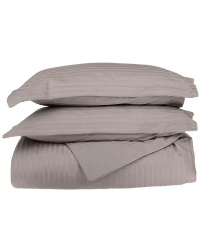 Superior 300 Thread Count Rayon From Bamboo Duvet Set In Brown