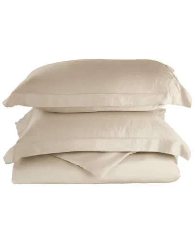 Superior 300 Thread Count Rayon From Bamboo Duvet Set In White