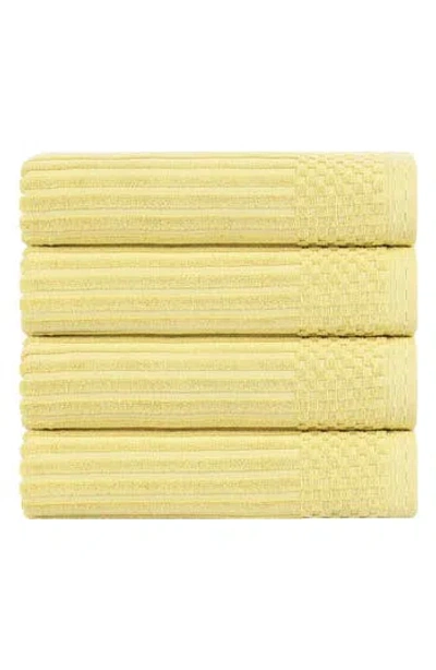 Superior 4-pack Bath Towel Set In Yellow