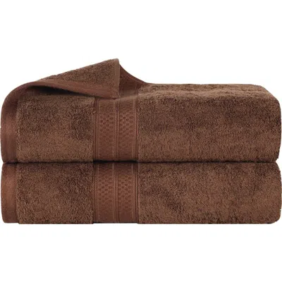 Superior 4-pack Bath Towel Set In Brown
