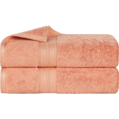 Superior 4-pack Bath Towel Set In Pink