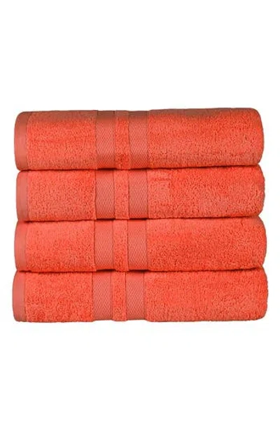 SUPERIOR SUPERIOR 4-PIECE TURKISH COTTON BATH TOWELS