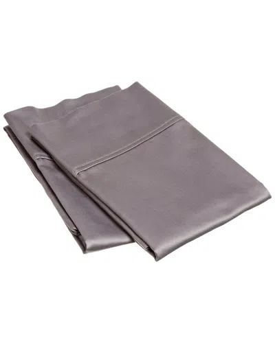 Superior 400 Thread Count Egyptian Cotton 2pc Solid Pillowcase Set