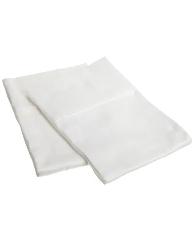 Superior 400 Thread Count Egyptian Cotton 2pc Solid Pillowcase Set