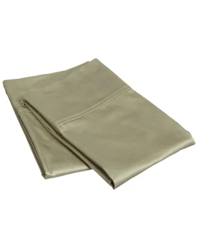 Superior 400 Thread Count Egyptian Cotton 2pc Solid Pillowcase Set