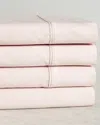 Superior 400 Thread Count Egyptian Cotton Solid Deep Pocket Sheet Set In Pink