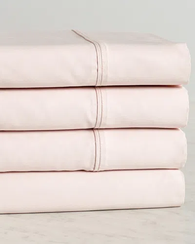 Superior 400 Thread Count Egyptian Cotton Solid Deep Pocket Sheet Set In Pink