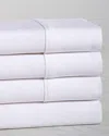 Superior 400 Thread Count Egyptian Cotton Solid Deep Pocket Sheet Set In White