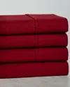 Superior 400 Thread Count Premium Egyptian Cotton Sheet Set In Burgundy