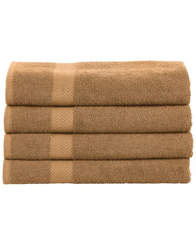 SUPERIOR SUPERIOR 4PC COTTON BATH TOWEL SET