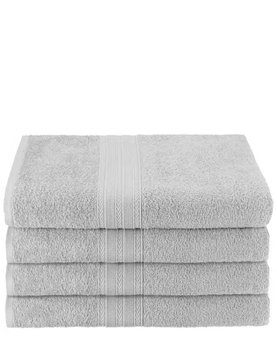 SUPERIOR SUPERIOR 4PC COTTON BATH TOWEL SET