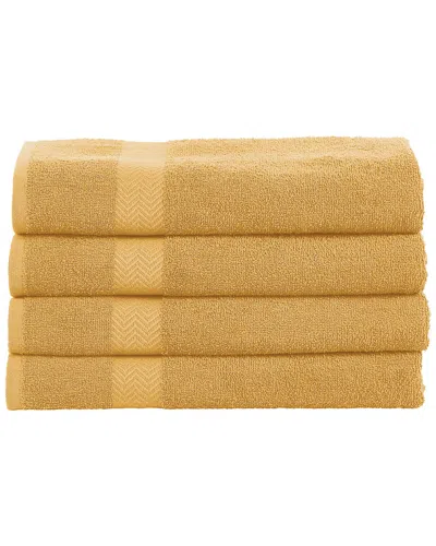 SUPERIOR SUPERIOR 4PC COTTON BATH TOWEL SET