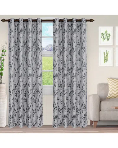 SUPERIOR SUPERIOR 52X96 GHERA JACQUARD GROMMET 2PC CURTAIN PANEL SET
