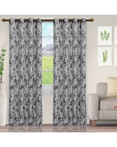 SUPERIOR SUPERIOR 52X96 GHERA JACQUARD WITH GRO 2PC CURTAIN PANEL SET