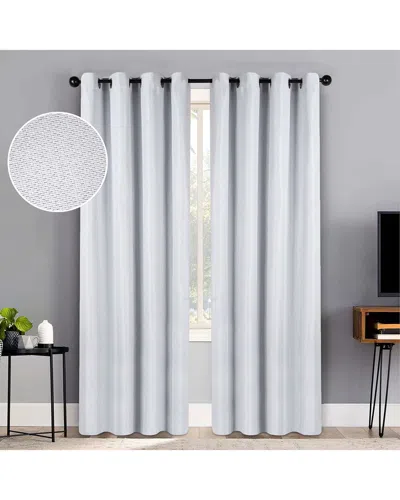 SUPERIOR SUPERIOR 52X96 JAXON TEXTURED BLACKOUT 2PC CURTAIN PANEL SET